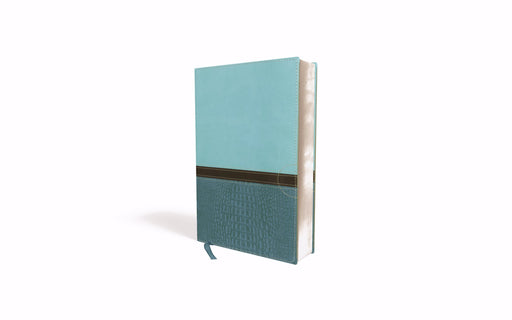 NIV Quest Study Bible-Turquoise/Caribbean Blue Duo-Tone