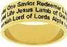Ring-Names Of Jesus-Gold-Style 366-Size 10