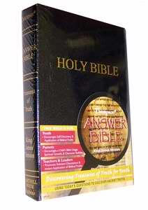 KJV Thompson Answer Bible-Black Simulated Leather
