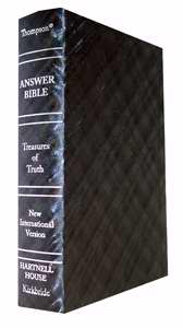 NIV Thompson Answer Bible-Black Prism Embossed (1984)