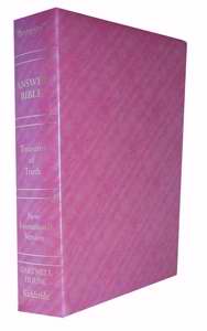 NIV Thompson Answer Bible-Pink Prism Embossed (1984)