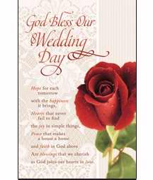 Bulletin-God Bless Our Wedding Day (Pack Of 100) (Pkg-100)