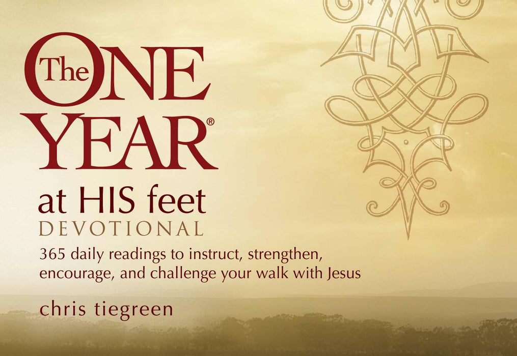 One Year At His Feet Devotional-Softcover