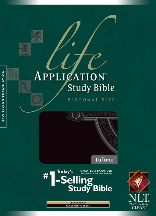 NLT2 Life Application Study Bible/Personal Size-Black Celtic TuTone Indexed