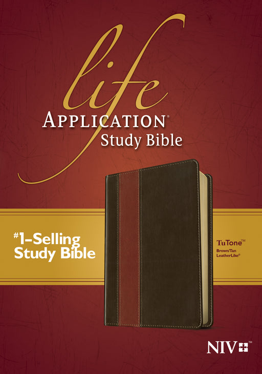 NIV Life Application Study Bible-Brown/Tan TuTone