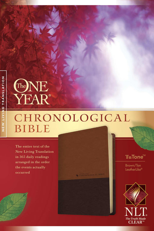NLT2 One Year Chronological Bible-Brown/Tan TuTone