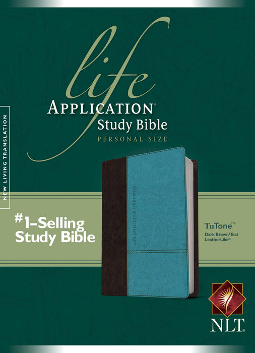 NLT2 Life Application Study Bible/Personal Size-Brown/Teal TuTone