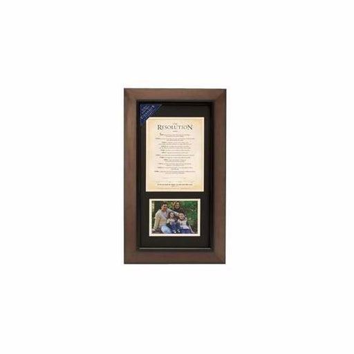 Framed Print-Resolution w/Family 14 x 24-(Courageous)
