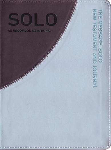 Message/Remix: Solo New Testament & Journal-Aqua/Gray