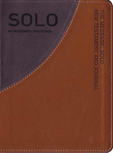 Message/Remix: Solo New Testament & Journal-Tan/Gray