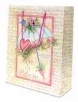 Gift Bag-Bloom W/Tissue & Tag-Small (Pack Of 6) (Pkg-6)