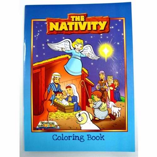 Coloring Book-Tales Of Glory: Nativity