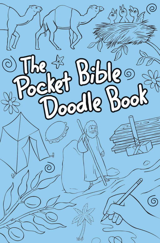 Pocket Bible Doodle Book-Blue