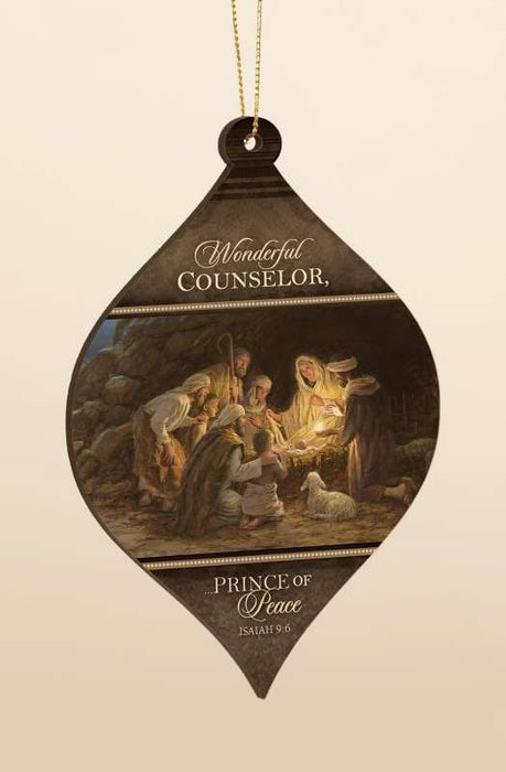 Ornament-Wonderful Counselor/Nativity