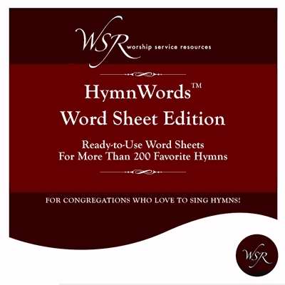 Software-Hymnwords-Word Sheet Edition-200+ Hymns