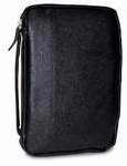 Bible Cover-Genuine Leather-Black-XX Large