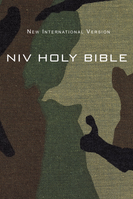 NIV Compact Bible-Green Camouflage Softcover