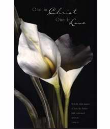 Bulletin-:W-One In Christ One In Love (Pack Of 100) (Pkg-100)