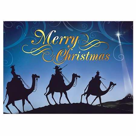 Card-Boxed-Wise Men Merry Christmas (Box Of 15) (Pkg-15)