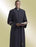Clergy Cassock-H210-Chest 46-49/Neck 18/Sleeve 34-Black