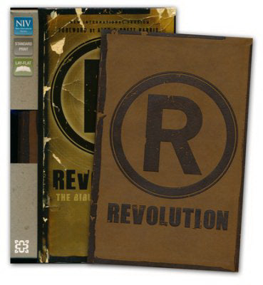 NIV Revolution Bible For Teen Guys-Saddle Brown Duo-Tone