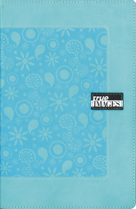 NIV True Images Bible For Teen Girls-Turquoise Duo-Tone