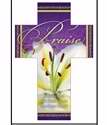 Bookmark-Cross-Praise (Easter) (Pack Of 25) (Pkg-25)