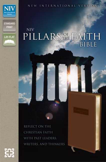 NIV Pillars Of The Faith Bible-Caramel Duo-Tone