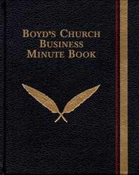 Boyd's Church Business Minute Book