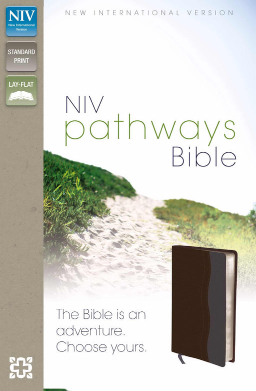 NIV Pathways Bible-Chocolate/Charcoal Duo-Tone