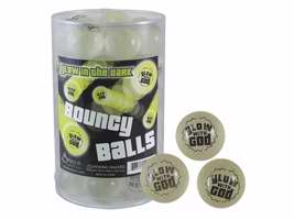 Toy-Glow In The Dark Bouncy Balls (Pack of 48) (Pkg-48)