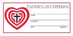 Offering Envelope-Pastor's Love Offering (Pack Of 500) (Pkg-500)