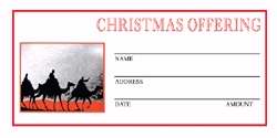 Offering Envelope-Christmas Offering (2 Color) (Pack Of 500) (Pkg-500)