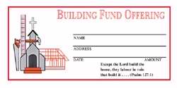 Offering Envelope-Building Fund Offering (2 Color) (Pack Of 500) (Pkg-500)