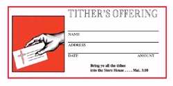Offering Envelope-Tither's Offering (Pack Of 500) (Pkg-500)