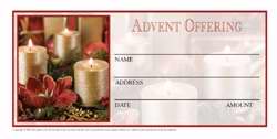 Offering Envelope-Advent Offering (4 Color) (Pack Of 500) (Pkg-500)