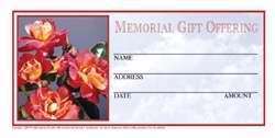 Offering Envelope-Memorial Gift Offering (4 Color) (Pack Of 500) (Pkg-500)