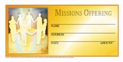 Offering Envelope-Missions Offering (4 Color) (Pack Of 500) (Pkg-500)