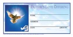 Offering Envelope-Pastors Love Offering (4 Color) (Pack Of 500) (Pkg-500)
