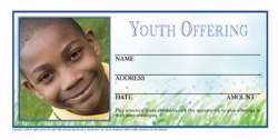 Offering Envelope-Youth Offering (4 Color) (Pack Of 500) (Pkg-500)