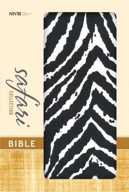 NIV Thinline Bible (Safari Collection)-Zebra