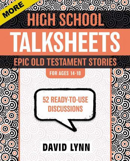 More High School Talksheets For Ages 11-14-Epic Old Testament Stories