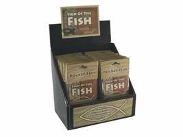 Display-Hematite Pocket Fish W/Wallet Card (Pack of 50) (Pkg-50)