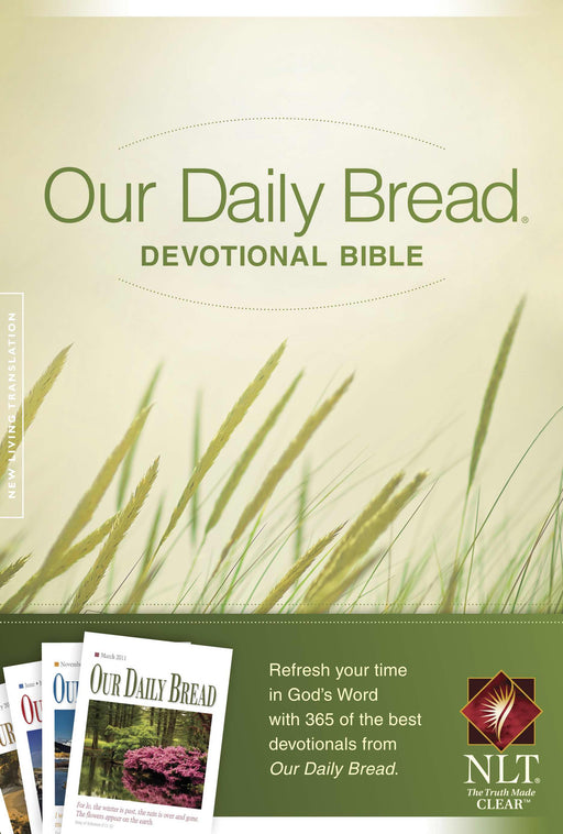 NLT2 Our Daily Bread Devotional Bible-Hardcover