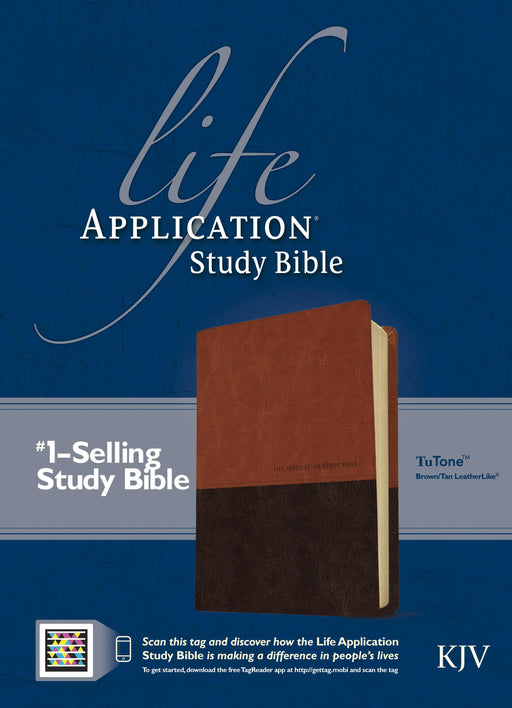 KJV Life Application Study Bible-Brown/Tan TuTone Indexed