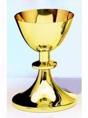 Communion-Chalice-Traditional American Solid Brass w/Applied Spout (ASA910BR)