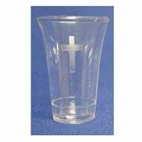 Communion-Cup-Disposable (Cross)-1-3/8" (Pack of 50) (Pkg-50)
