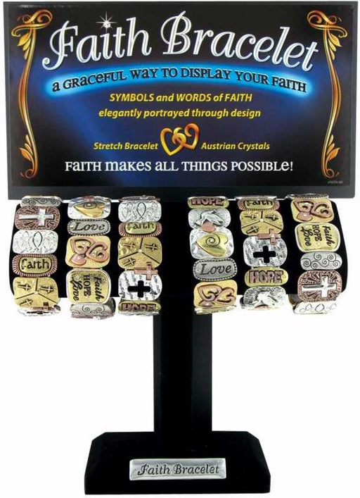 Display-Bracelet-Faith Words & Symbols