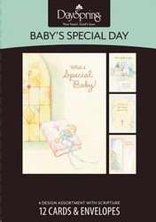 Card-Boxed-Baby's Special Day-Dedication & Baptism (Box Of 12) (Pkg-12)