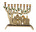 Menorah-Jerusalem Old City Hanukkah (9 Branched)-Pewter Color